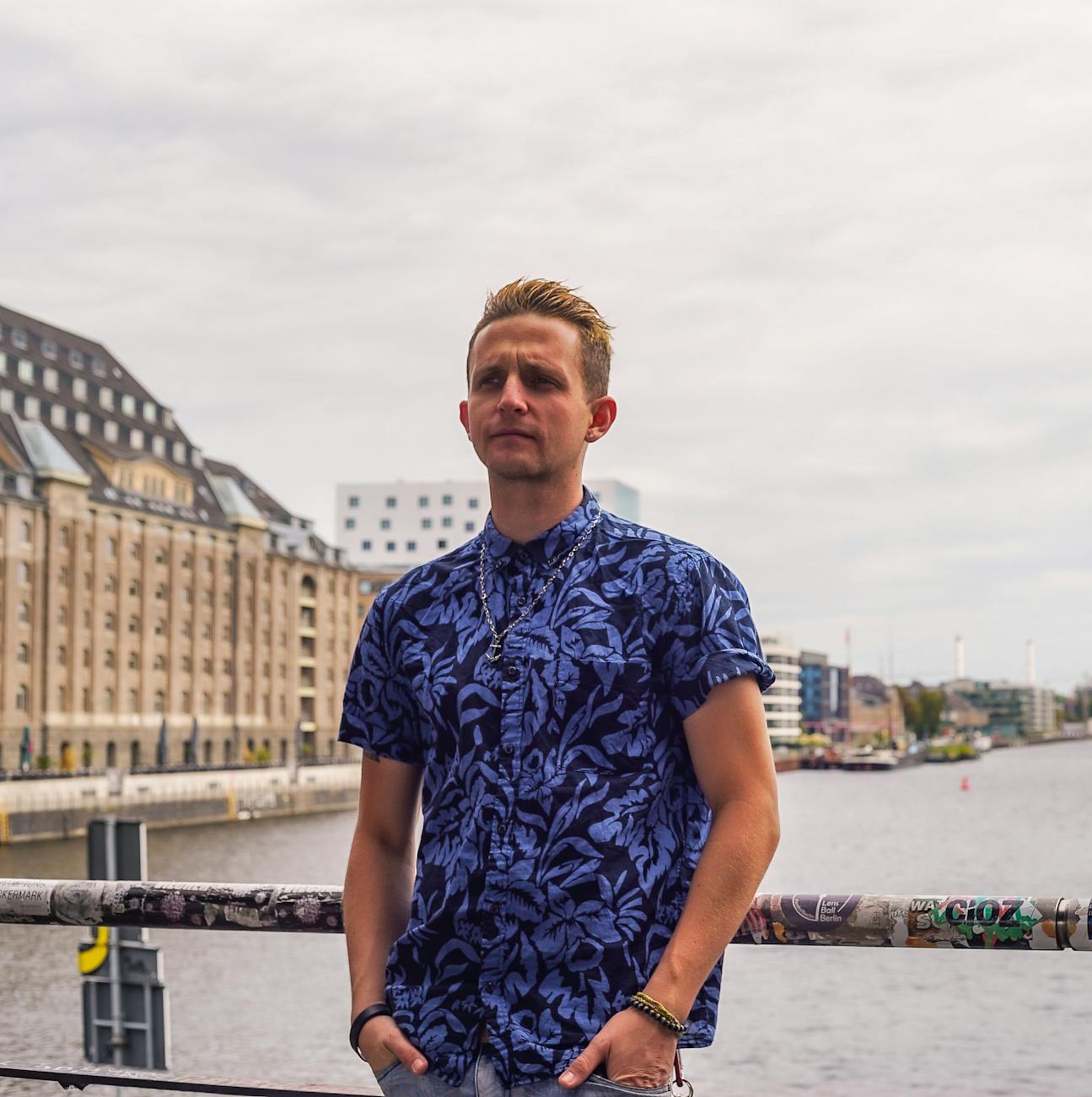 Portrait of James R., startup co-founder